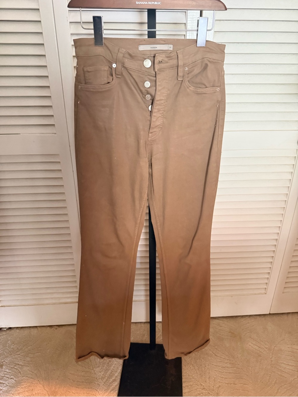 Hudson Jeans Women's Straight-Leg Jeans in Camel Tan